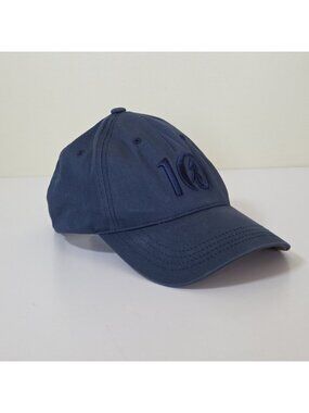 Tentree Cork Under Brim Snapback Hat Mens Unisex OS Blue Organic Cotton Gorpcore